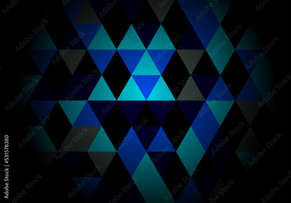 Obraz premium abstract background with triangles blue mosaic pattern background
