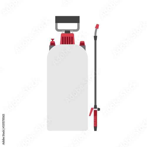 Garden pressure sprayer icon with a color style that is suitable for your modern business