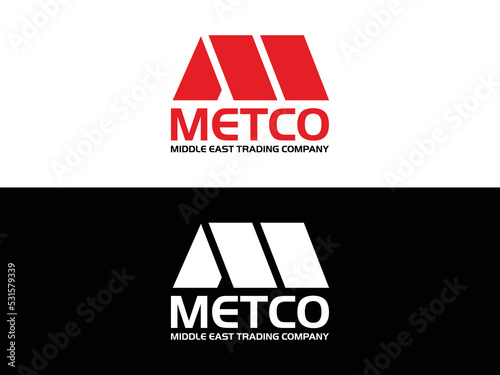 Letter M line logo design. Linear creative minimal monochrome monogram symbol. Universal elegant vector sign design. Premium business logotype. Graphic alphabet symbol for corporate business identity.