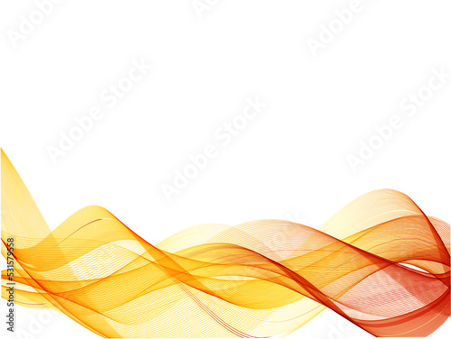 abstract orange and red wave background