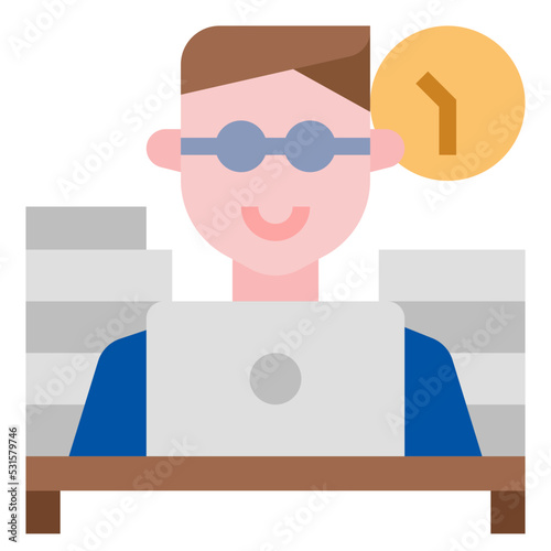 diligent work icon