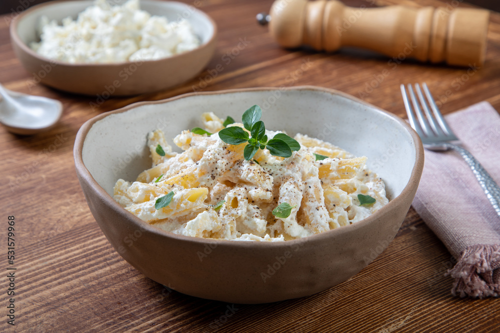 pasta penne ricotta e limone pasta penne ricotta e limone