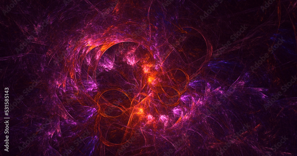 3D rendering abstract multicolor fractal light background 3D rendering abstract multicolor fractal light background