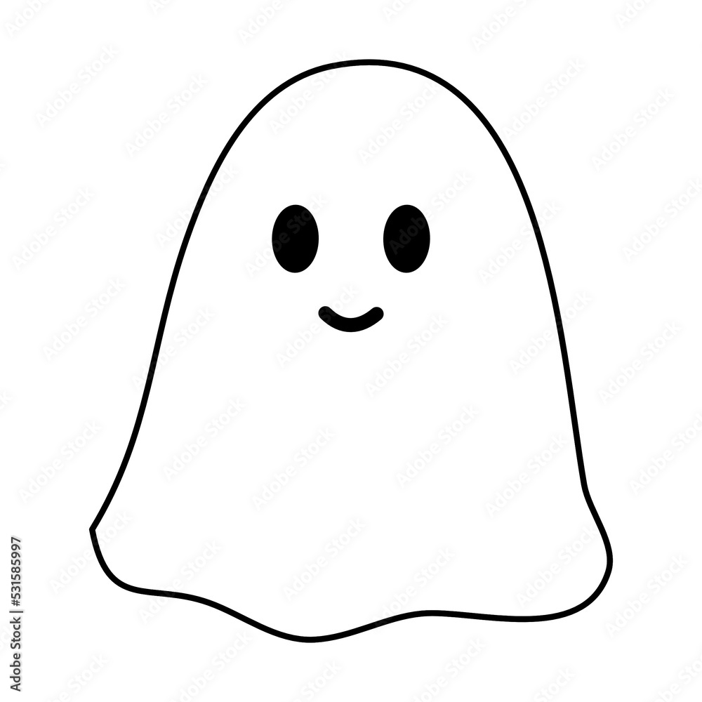Smily Cute Ghost