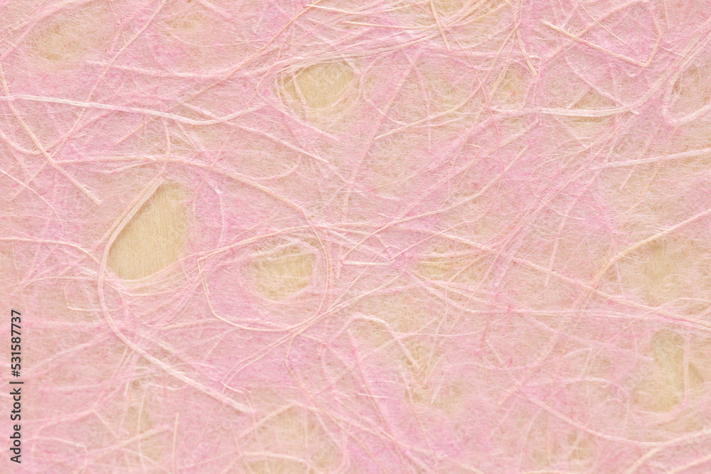 Fototapeta premium Japanese culture, pink washi Paper for background image