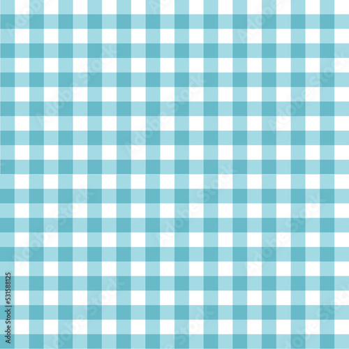 Blue Buffalo Plaid Seamless Background