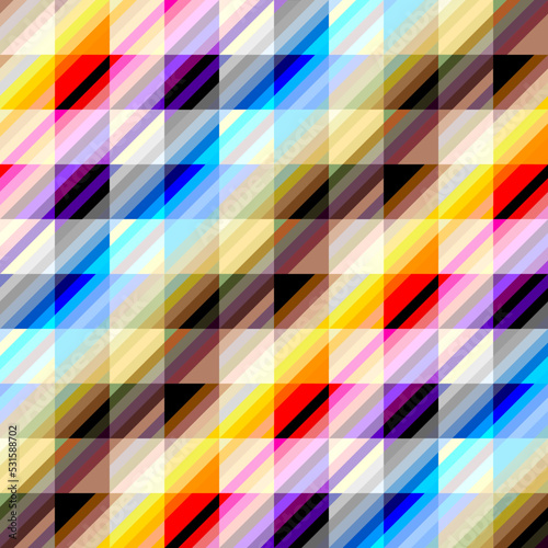 Geometric abstract pattern. Intersection style