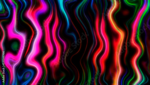 Abstract multicolored background with neon lines