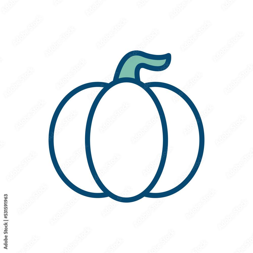 halloween pumpkin icon vector design template halloween pumpkin icon vector design template