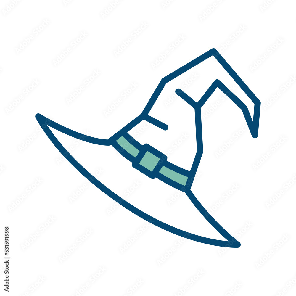 halloween hat icon vector design template halloween hat icon vector design template