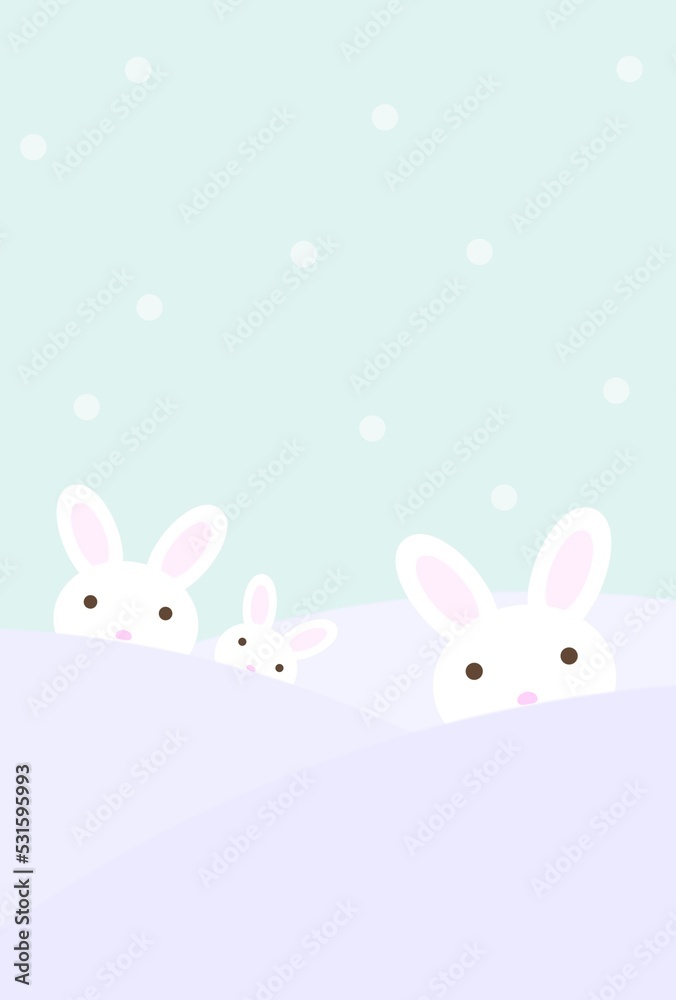 卯年 年賀状 卯年 年賀状