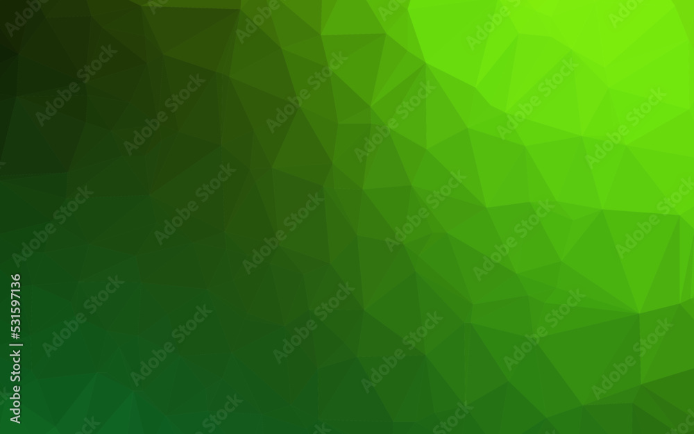 Light Green vector abstract mosaic backdrop. Light Green vector abstract mosaic backdrop.
