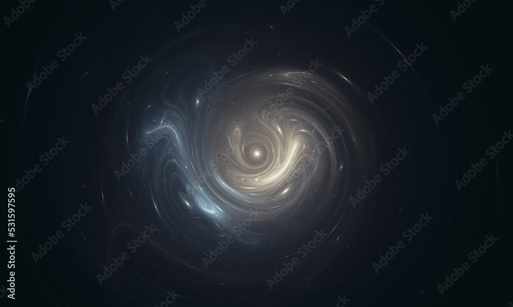 Cold abstract circular spiral galaxy background Cold abstract circular spiral galaxy background