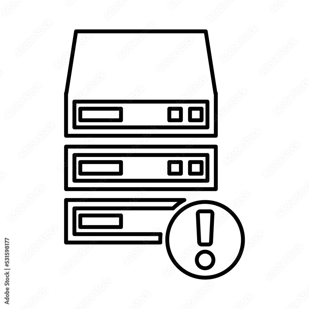 Storage Alert Icon Storage Alert Icon