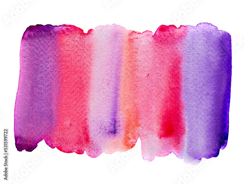 Abstract Hand painted Watercolor wet on white paper. texture for creative wallpaper or design art work. Background for add text message. Pastel colors
