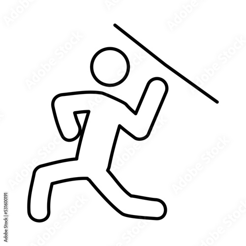 Javelin throw icon