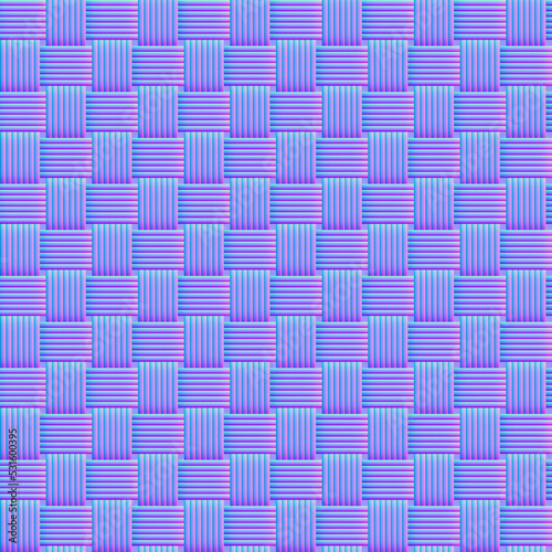 The background of the knit material. Normal map texture. And complete seamless pattern.