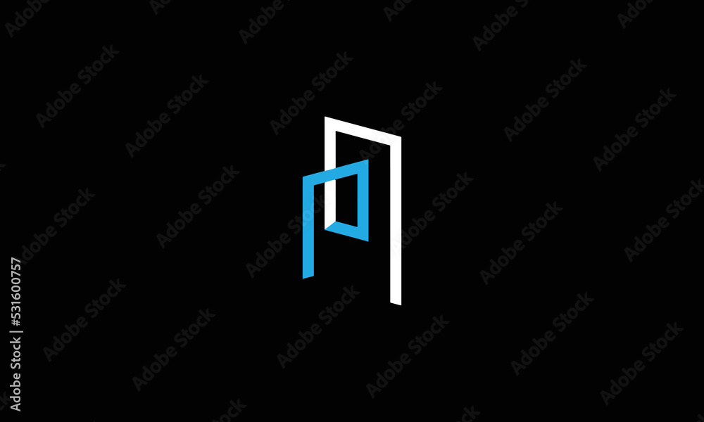 Alphabet letter icon logo PQ