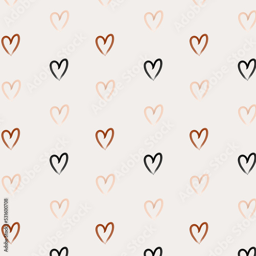 Pattern made with love shape, suitable for wallpaper, wrapping paper, card & fabric.  