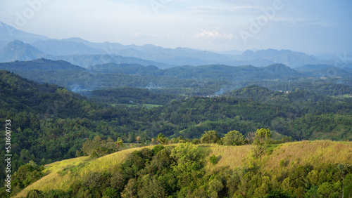 Fototapeta Naklejka Na Ścianę i Meble -  Beautiful green hills landscape