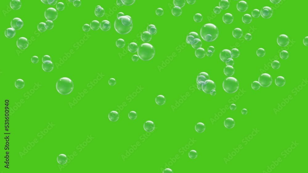 Vidéo Stock Abstract Various Air Bubbles in Water rising up slow motion ...