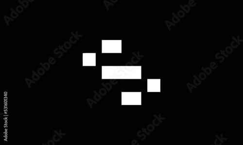 Letter S tech logo design template
