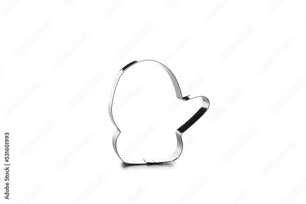 Concept of cooking tools, cookie cutters, isolated on white background Concept of cooking tools, cookie cutters, isolated on white background