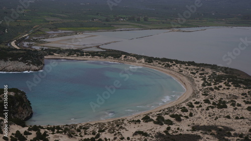 view on beautiful beach called Voidokila, Europe, Peloponnes, Greece	
 photo