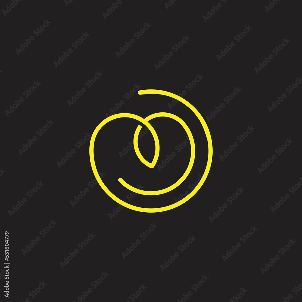 letter m funny doodle thread smile symbol logo vector letter m funny doodle thread smile symbol logo vector