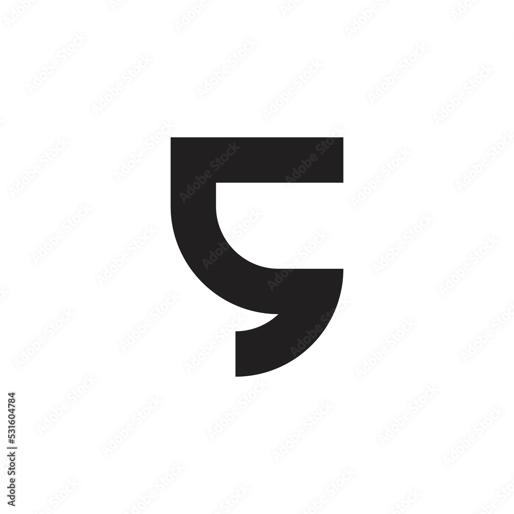letter s simple geometric line logo vector letter s simple geometric line logo vector