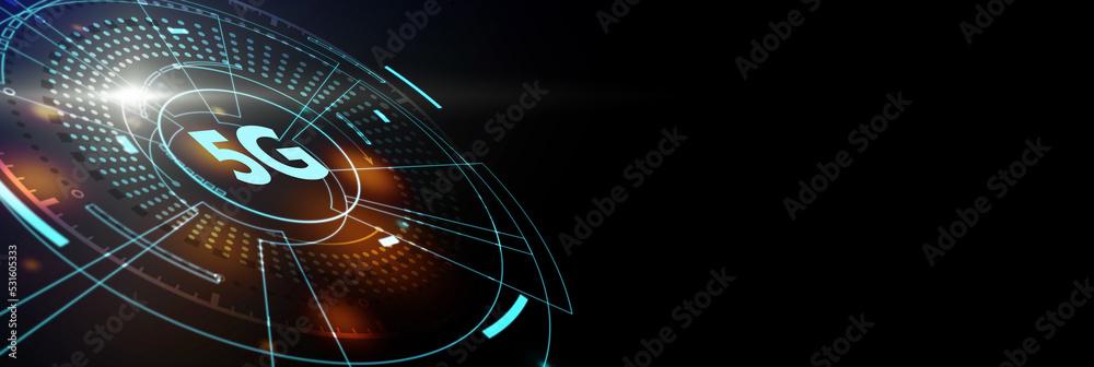 The concept of 5G network, high-speed mobile Internet, new generation networks. Business, modern technology, internet and networking concept. 3d illustration The concept of 5G network, high-speed mobile Internet, new generation networks. Business, modern technology, internet and networking concept. 3d illustration