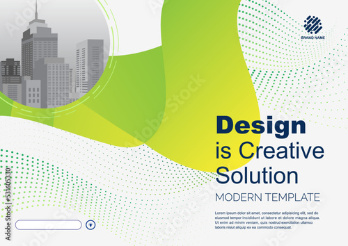 Template vector design for Brochure, Annual Report, Web design Poster, Corporate Presentation, Flyer, layout modern with size horizontal, Easy to use and edit.