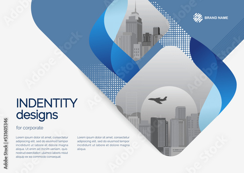 Template vector design for Brochure, Annual Report, Web design Poster, Corporate Presentation, Flyer, layout modern with size horizontal, Easy to use and edit.