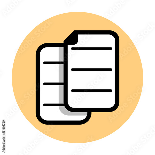 copy icon vector illustration file