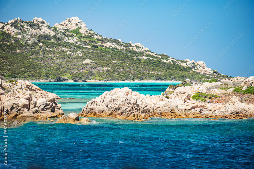 Fototapeta premium mediterranean italian sardinia landscape in summer time