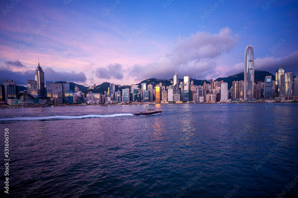 Hong Kong Cityscape at Dawn