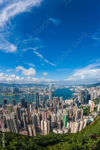 Hong Kong Cityscape From The Peak photo