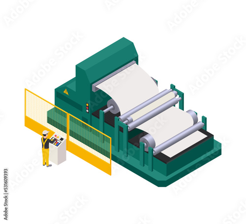 Paper Production Icon