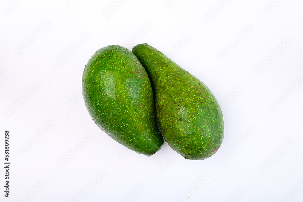 avocado isolated on white background avocado isolated on white background