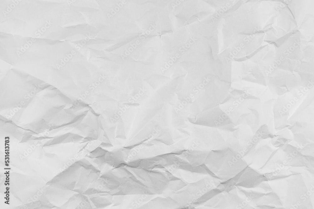 White crumpled paper texture background, clean white wrinkled paper, top view. White crumpled paper texture background, clean white wrinkled paper, top view.