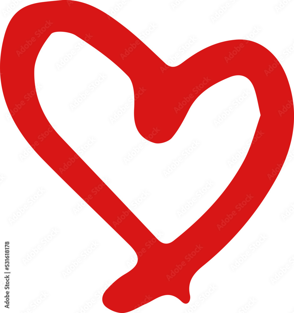 heart vector design illustration isolated on transparent background heart vector design illustration isolated on transparent background