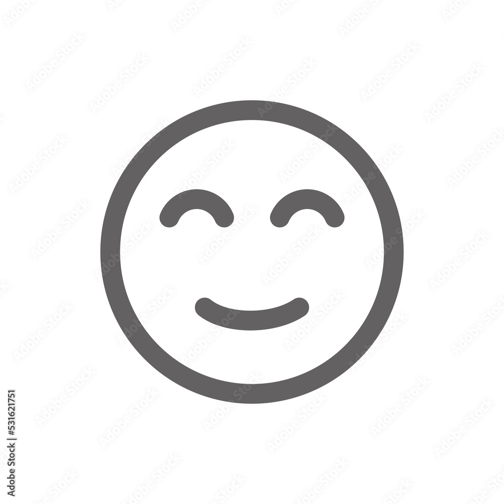 cheerful emoji icon . Perfect for website or social media application. vector sign and symbol cheerful emoji icon . Perfect for website or social media application. vector sign and symbol