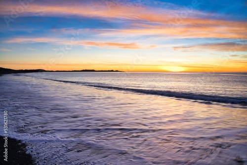 Peketa Beach sunrise  Kaikoura  New Zealand