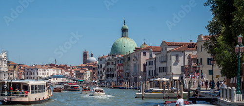 Panorama von der Hafenstadt Venedig in Italien