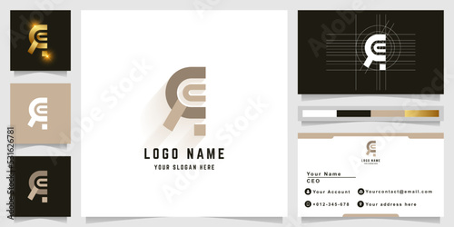 Letter qq or qc monogram logo