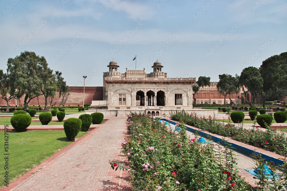 Lahore fort, vintage castle, Punjab province, Pakistan