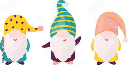 cute gnomes set