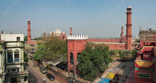 Badshahi Mosque in Lahore, Punjab province, Pakistan photo
