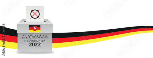 Landtagswahl Niedersachsen 2022 Wahlurne