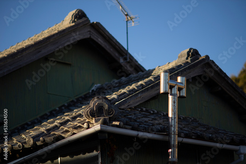 煙突のある日本家屋 © Kazuki Yamada
